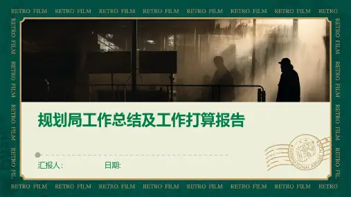 规划局工作总结及工作打算报告