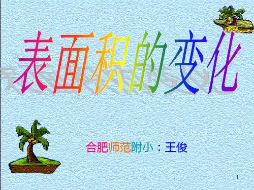 《表面积的变化》PPT课件