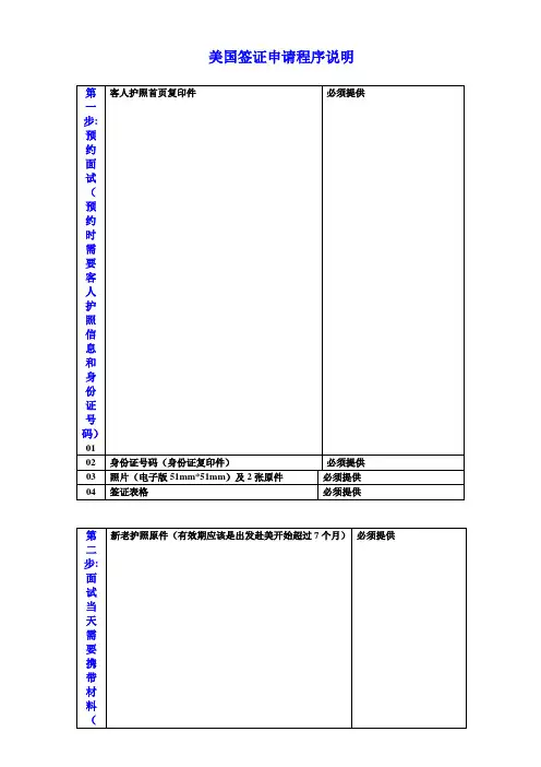 美国签证申请程序+在职证明样本(100301) 2