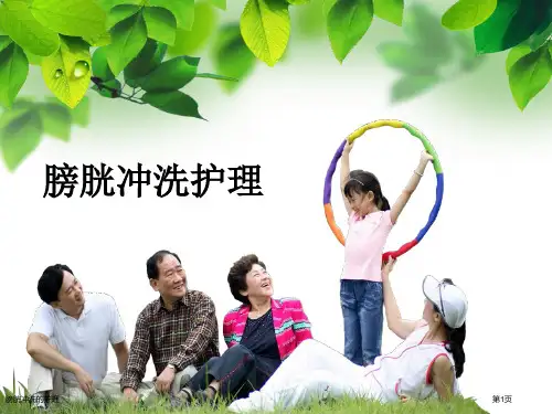 膀胱冲洗的护理