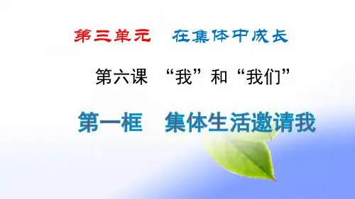 《集体生活邀请我》公开课课件1