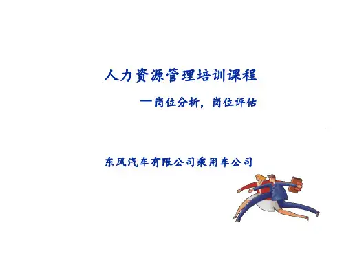 人力资源管理培训PPT课件