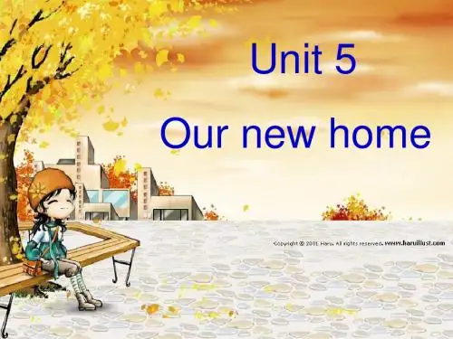 4Aunit5 Our new home