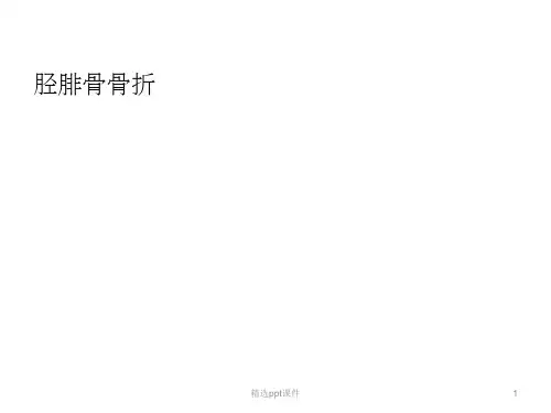 《胫腓骨骨折》PPT课件