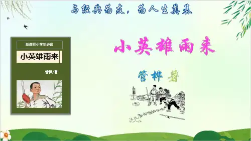 (六上)六年级上册《小英雄雨来》名著导读-PPT精品课件-部编版