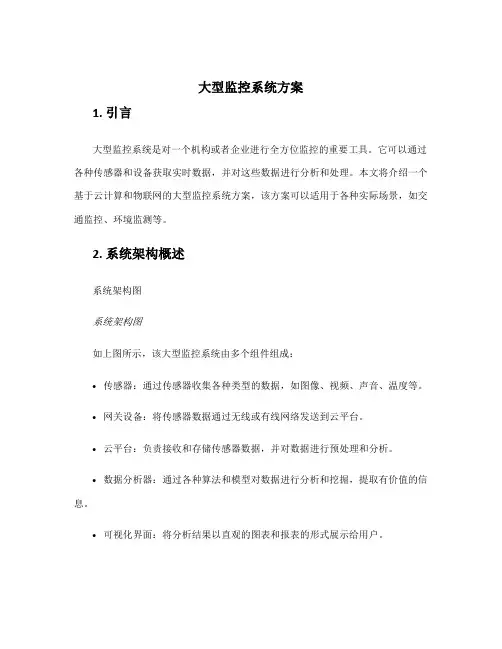 大型监控系统方案