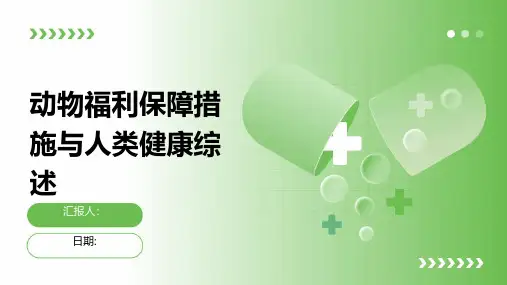 动物福利保障措施与人类健康综述