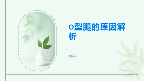 O型腿的原因解析了解产生畸形的关键因素