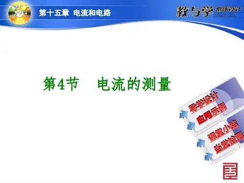 电流的测量 初中九年级物理教学课件PPT课件 人教版