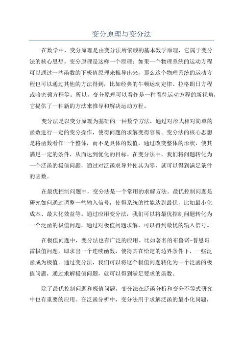 变分原理与变分法