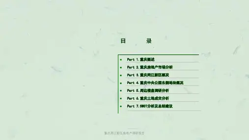 重庆两江新区房地产调研报告课件