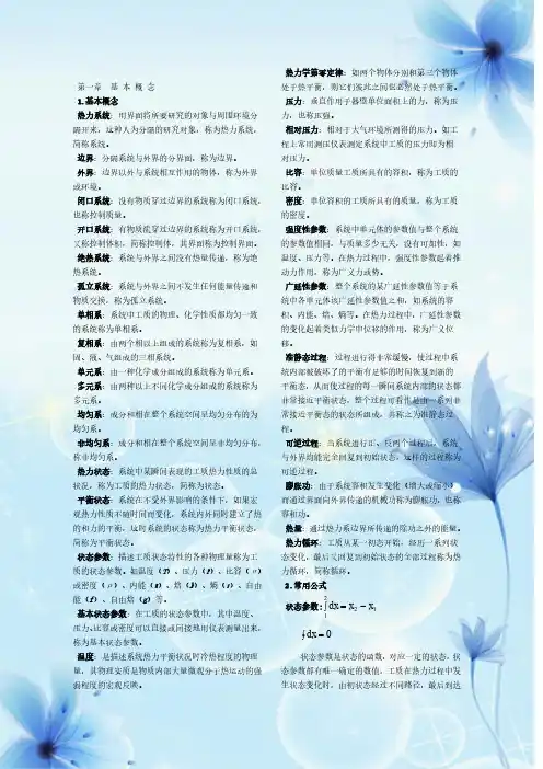 工程热力学_基本概念