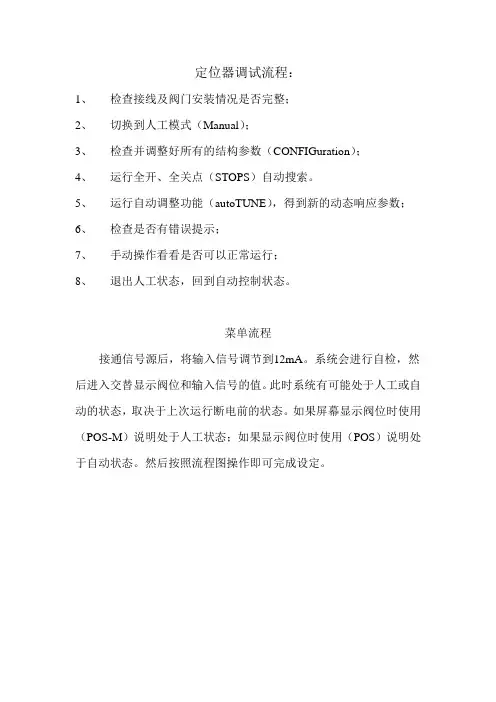 (完整word版)梅索尼兰SVIII定位器调试流程(中)