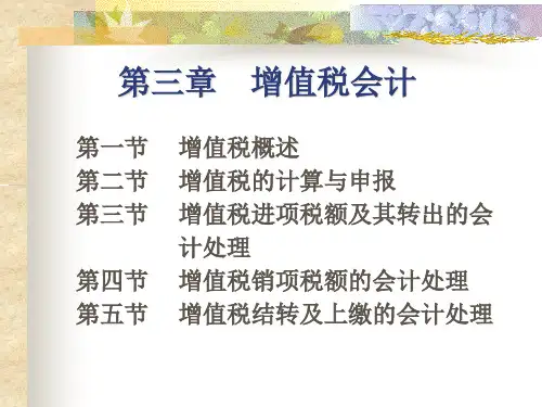增值税会计概述(ppt 62页)