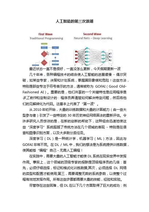 人工智能的第三次浪潮
