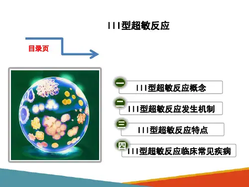 超敏反应—III型超敏反应(动物微生物课件)