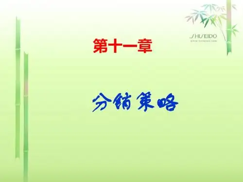 第十一章 分销的策略-PPT精选文档