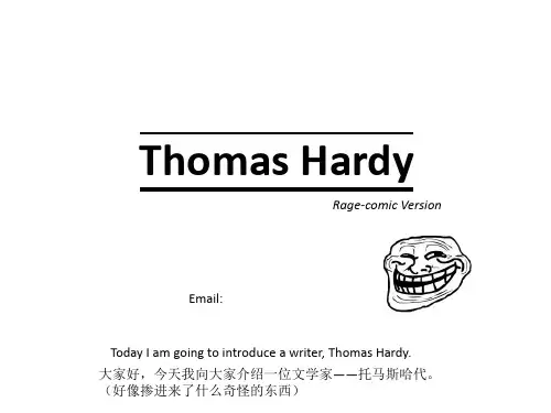 Thomas-Hardy人物介绍英语课