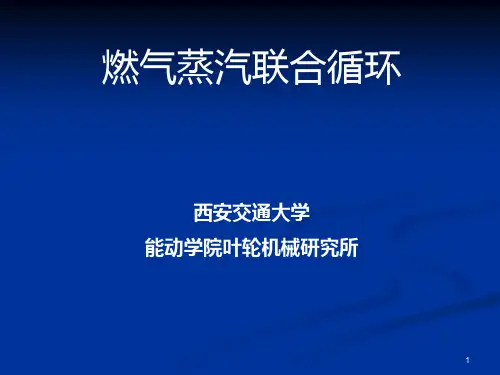 第2章 联合循环的概念和典型方案