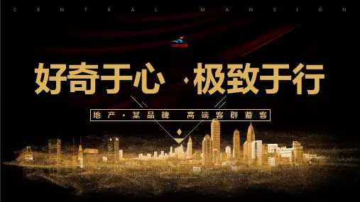 地产项目高端客群蓄客活动PPT模板-春节圣诞元宵节日方案ppt