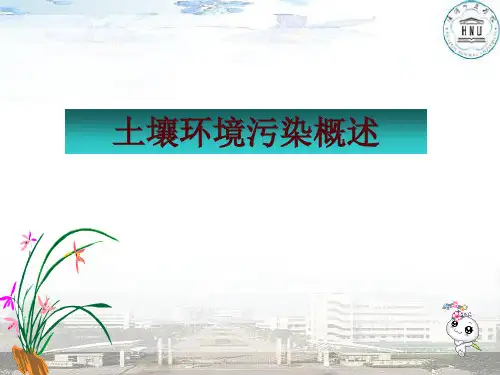 土壤环境污染概述