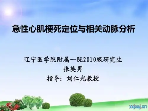心肌梗死心电图与血管定位ppt课件