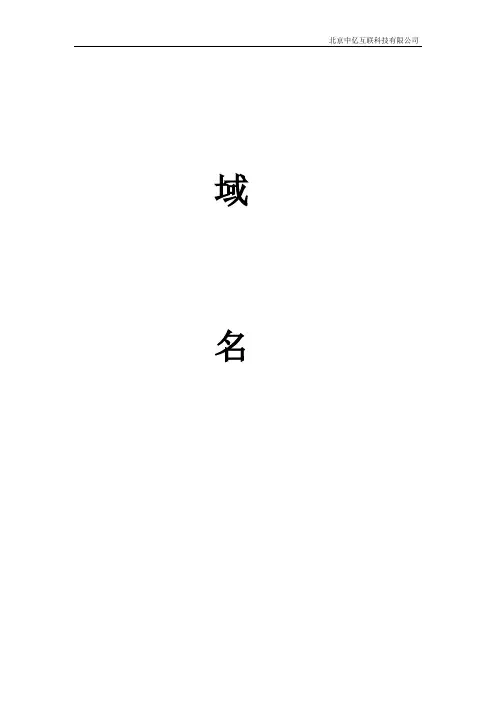 域名