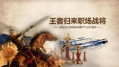 国际象棋ppt模板