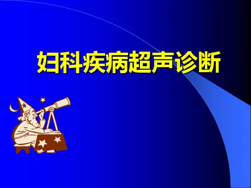 妇科疾病超声诊断(PPT)