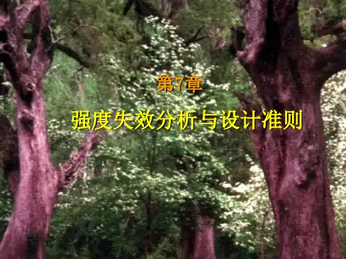 七、 材料力学强度失效与设计准则