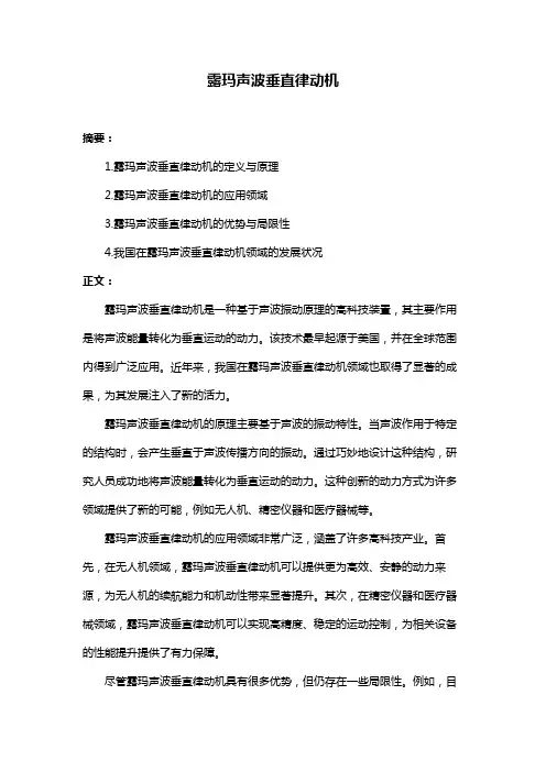 露玛声波垂直律动机