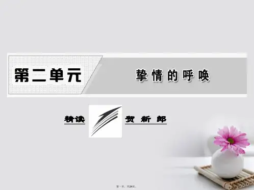 高中语文诗歌部分第二单元精读贺新郎课件新人教版选修中国现代诗歌散文欣赏