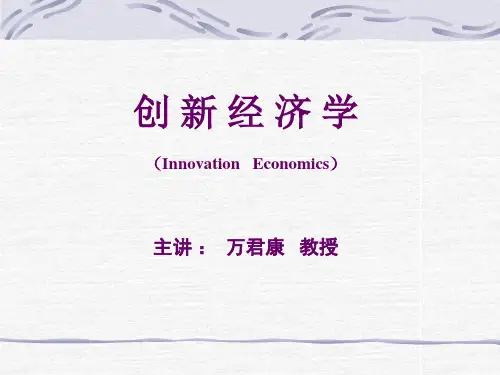 创新经济学讲义
