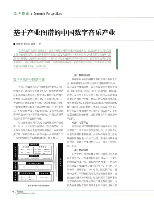 基于产业图谱的中国数字音乐产业