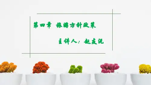 第四章 旅游方针政策