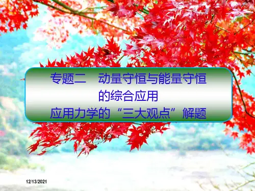 高中物理动量守恒定律动量守恒与能量守恒的综合应用应用力学的大观点解题物理