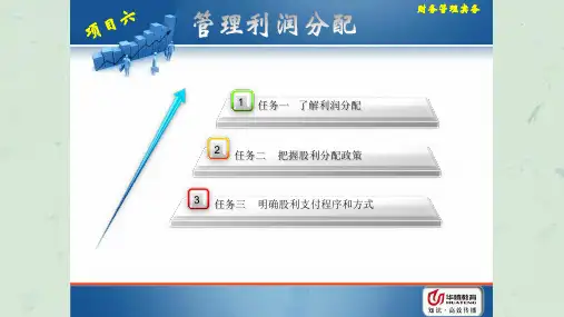 项目六--管理利润分配课件