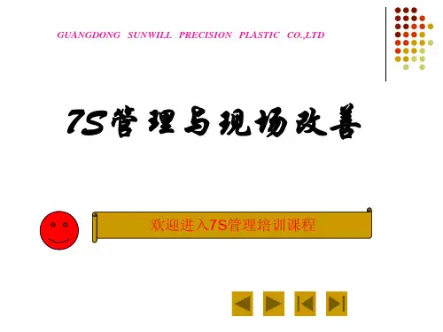 7s现场管理培训课程.ppt
