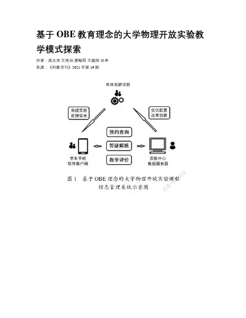基于OBE教育理念的大学物理开放实验教学模式探索