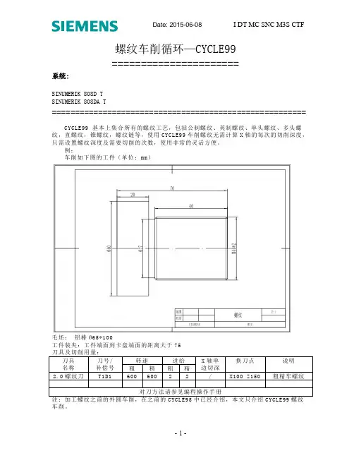 808D螺纹车削循环-CYCLE99__举例