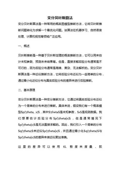 变分贝叶斯算法