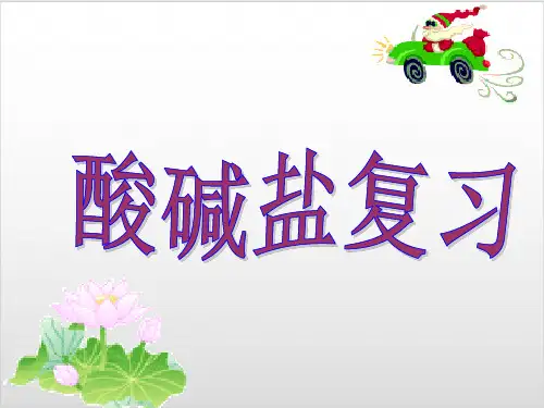 2020中考化学专题复习-酸碱盐 PPT优秀课件