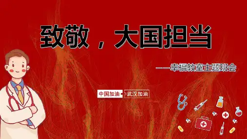 爱国主义教育：致敬大国担当ppt课件
