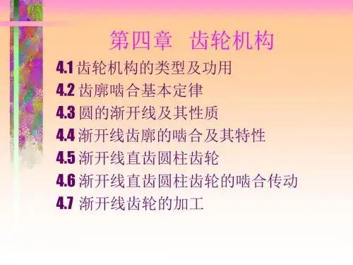 第4章齿轮机构ysz