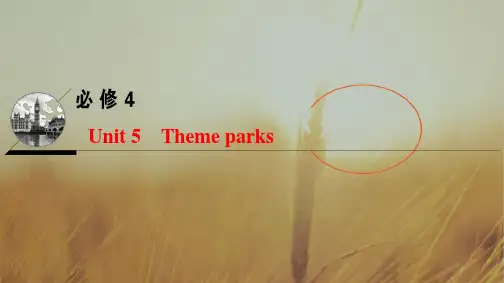 2019版高三英语一轮课件：第一部分 必修4 Unit 5 Theme parks 精品