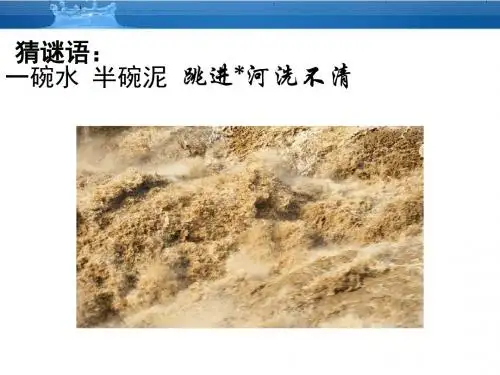 定稿滔滔黄河课件--湘教版