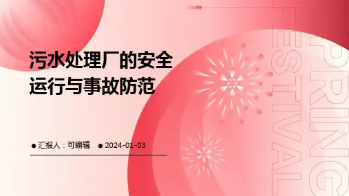 污水处理厂的安全运行与事故防范