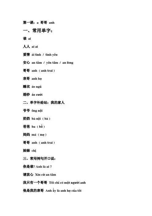 越南语学习