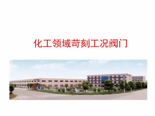 化工领域的特种阀门