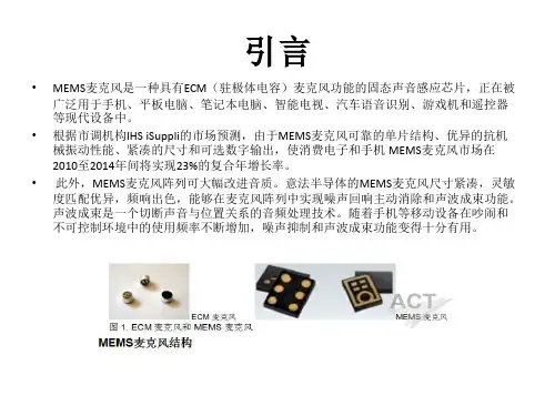 MEMS麦克风介绍
